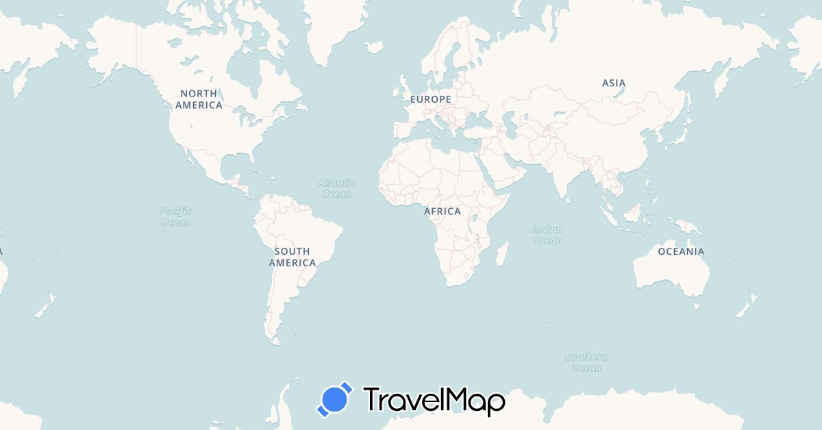 TravelMap itinerary: driving, bus, plane, cycling, train, hiking, boat, motorbike, tuk tuk, cable car, songthaews in Bhutan, China, France, Cambodia, Myanmar (Burma), Malaysia, Nepal, Thailand, Turkey, Vietnam (Asia, Europe)